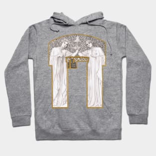 Allegorical Figures with goblet of fire Hoodie